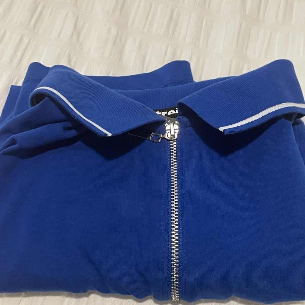 Men's H&M Half Zip collared t-shirt slim fit,  Size S